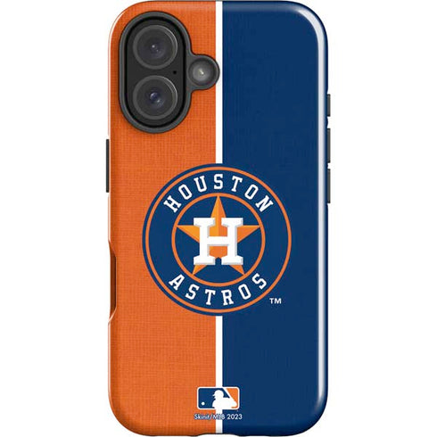 MLB Houston Astros Split iPhone 16 Impact Case