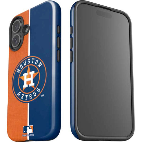 MLB Houston Astros Split iPhone 16 Plus Impact Case