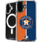 MLB Houston Astros Split iPhone 16 Plus MagSafe Case