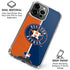 MLB Houston Astros Split iPhone 16 Pro Clear Case
