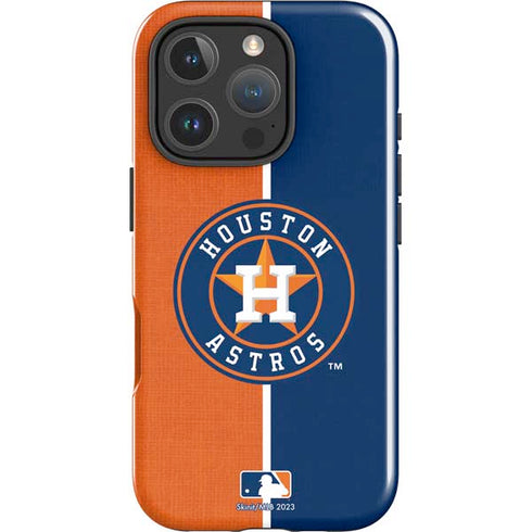 MLB Houston Astros Split iPhone 16 Pro Impact Case