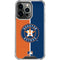 MLB Houston Astros Split iPhone 16 Pro Max Clear Case