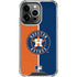 MLB Houston Astros Split iPhone 16 Pro Max Clear Case