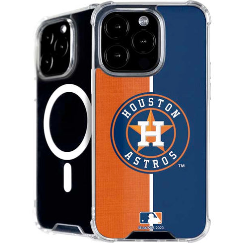 MLB Houston Astros Split iPhone 16 Pro Max MagSafe Case
