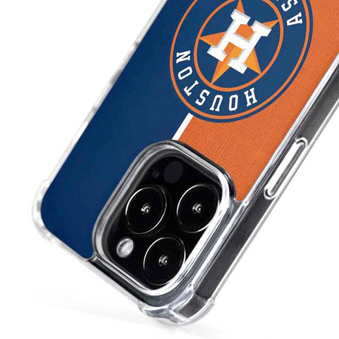 MLB Houston Astros Split iPhone 16 Pro Max MagSafe Case