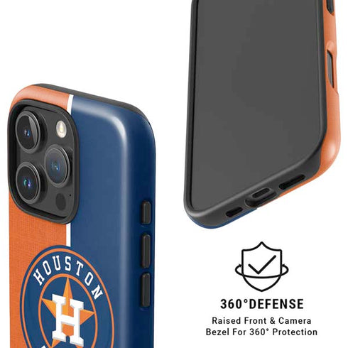 MLB Houston Astros Split iPhone 16 Pro Max Magsafe Impact Case