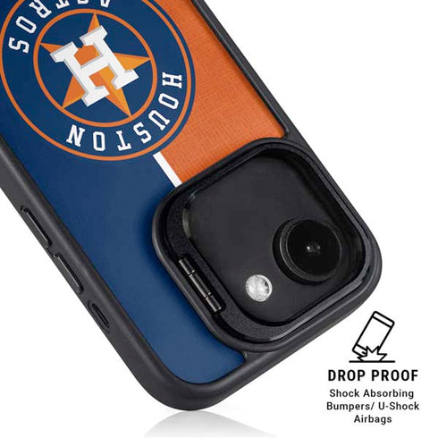 MLB Houston Astros Split iPhone 16e Kickstand Case