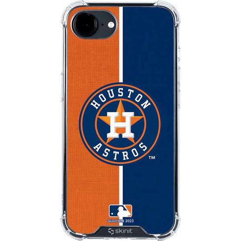 MLB Houston Astros Split iPhone 16e Clear Case