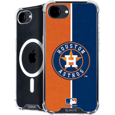 MLB Houston Astros Split iPhone 16e MagSafe Case