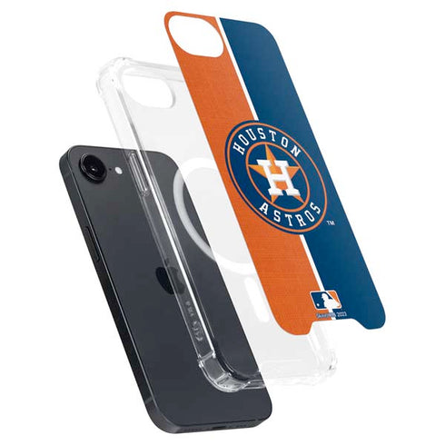 MLB Houston Astros Split iPhone 16e MagSafe Case