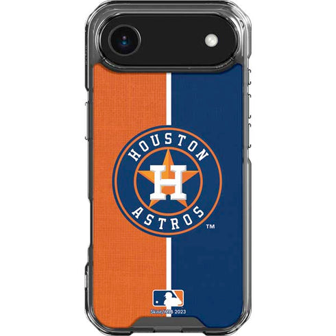 MLB Houston Astros Split iPhone 17 Air Clear Case