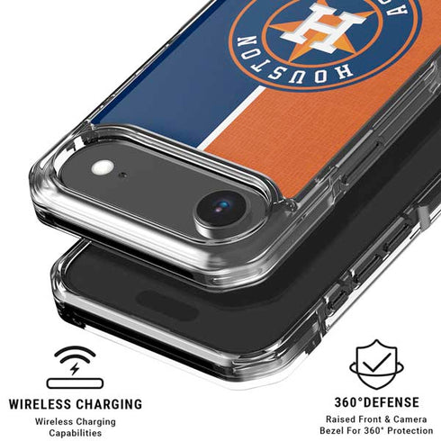 MLB Houston Astros Split iPhone 17 Air Clear Case