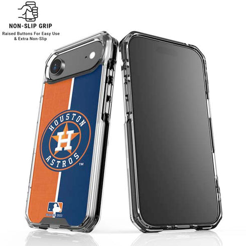 MLB Houston Astros Split iPhone 17 Air Clear Case