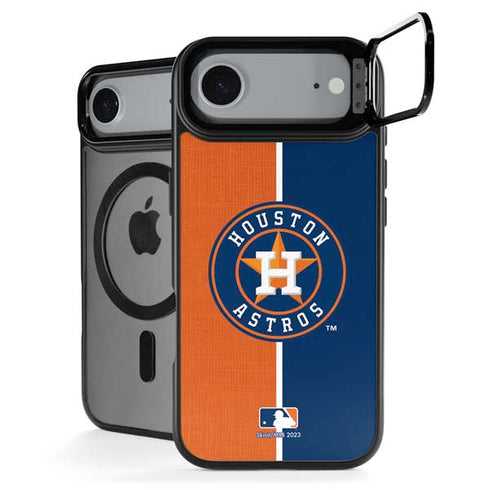 MLB Houston Astros Split iPhone 17 Air Kickstand Case