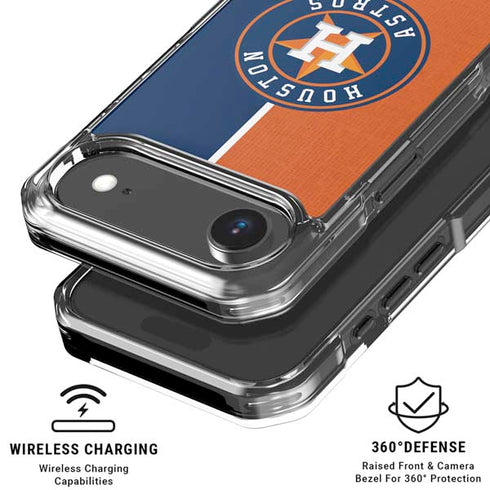 MLB Houston Astros Split iPhone 17 Air MagSafe Case
