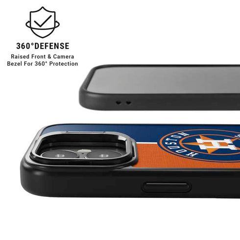 MLB Houston Astros Split iPhone 17 Kickstand Case