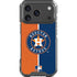 MLB Houston Astros Split iPhone 17 Pro Clear Case