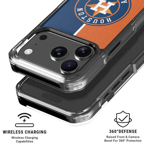 MLB Houston Astros Split iPhone 17 Pro MagSafe Case