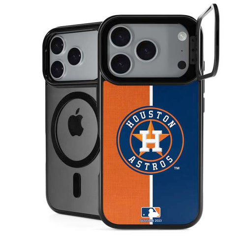 MLB Houston Astros Split iPhone 18 Pro Kickstand Case