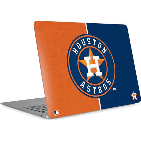 MLB Houston Astros Split Apple MacBook Air Skin