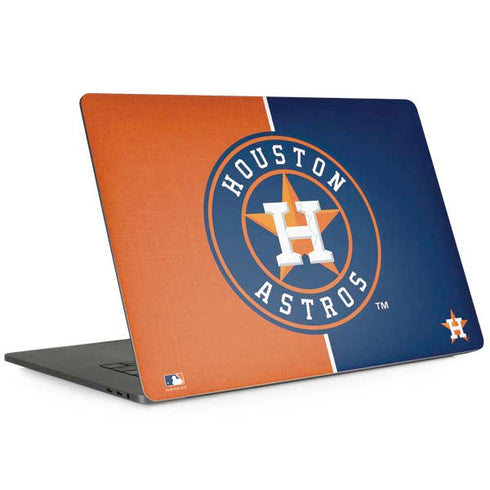 MLB Houston Astros Split MacBook Skins