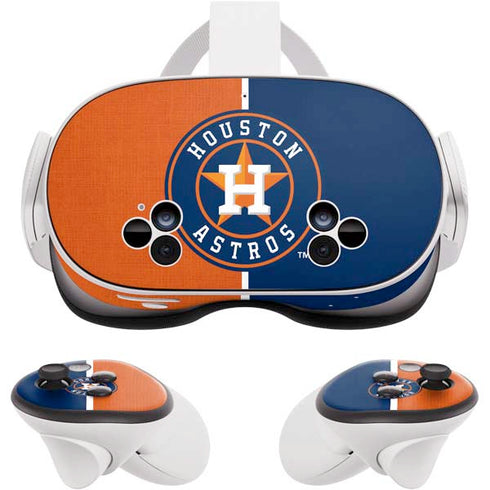 MLB Houston Astros Split Meta Quest 3S Skin