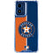 MLB Houston Astros Split Moto G 5G (2024) Clear Case