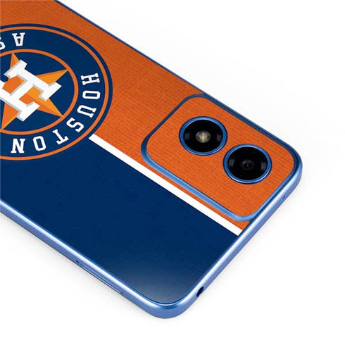 MLB Houston Astros Split Moto G Play 4G (2024) Skin
