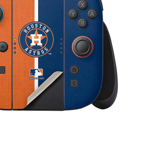 MLB Houston Astros Split Nintendo Switch 2 (2025) Joy-Con Controller Skin