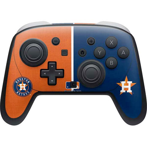 MLB Houston Astros Split Nintendo Skins