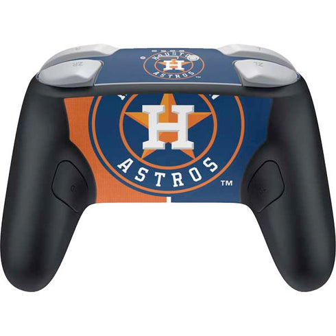 MLB Houston Astros Split Nintendo Switch 2 (2025) Pro Controller Skin