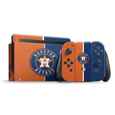 MLB Houston Astros Split Nintendo Skins