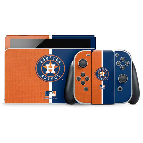 MLB Houston Astros Split Nintendo Skins