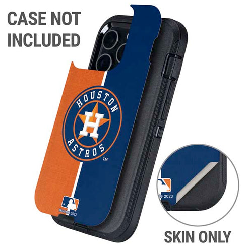 MLB Houston Astros Split Otterbox Defender iPhone Skin