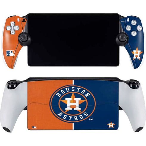 MLB Houston Astros Split PlayStation Portal Remote Player Skin