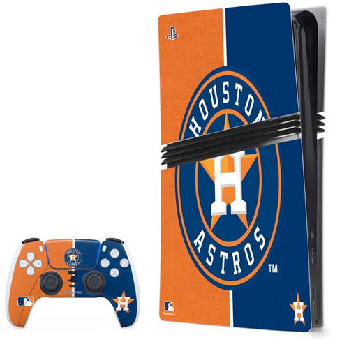 MLB Houston Astros Split PlayStation PS5 Skins