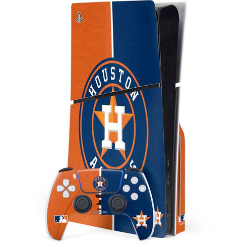 MLB Houston Astros Split PlayStation PS5 Skins