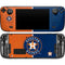 MLB Houston Astros Split Steam Deck Handheld Gaming Computer Skin