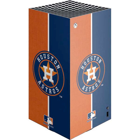 MLB Houston Astros Split XBox Series X Digital Edition Console Skin
