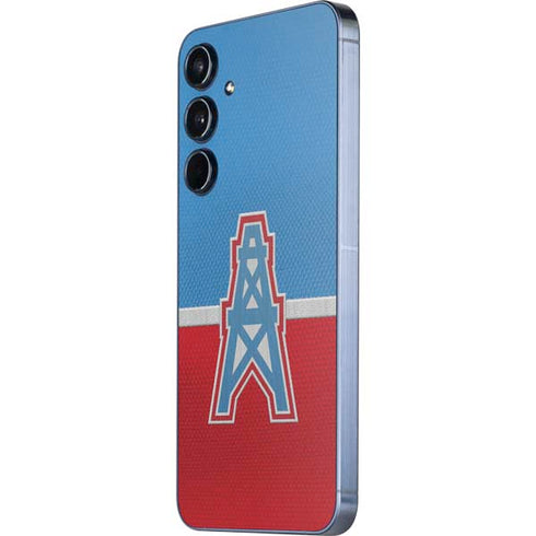 NFL Houston Oilers Vintage Galaxy A35 5G Skin