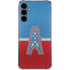 NFL Houston Oilers Vintage Galaxy A55 5G Clear Case