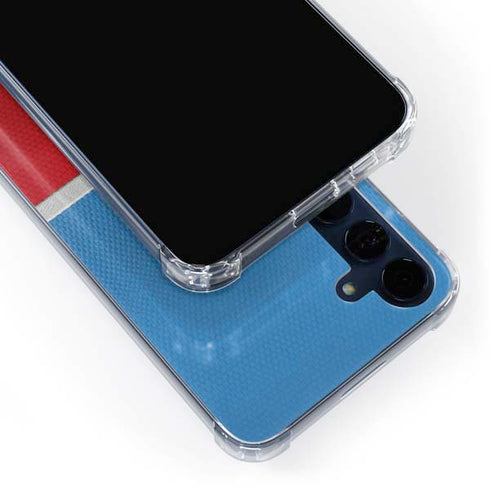 NFL Houston Oilers Vintage Galaxy A55 5G Clear Case