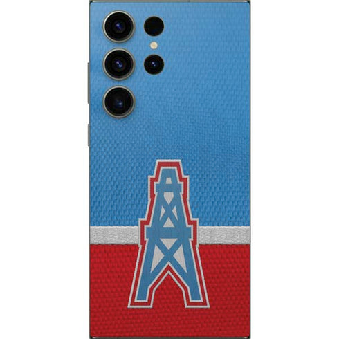 NFL Houston Oilers Vintage Galaxy S25 Ultra Skin