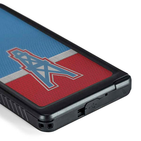 NFL Houston Oilers Vintage Galaxy S24 Ultra Waterproof Case