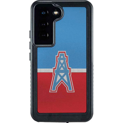 NFL Houston Oilers Vintage Galaxy S24 Waterproof Case