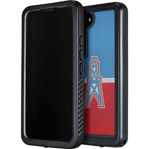 NFL Houston Oilers Vintage Galaxy S24 Waterproof Case