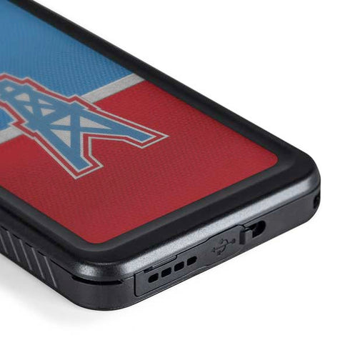 NFL Houston Oilers Vintage Galaxy S24 Waterproof Case