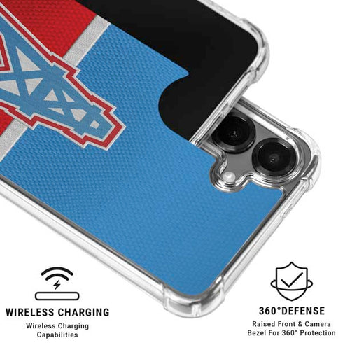 NFL Houston Oilers Vintage Galaxy S26 Plus Clear Case