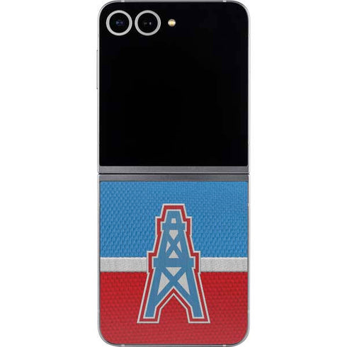 NFL Houston Oilers Vintage Galaxy Z Flip6 Skin