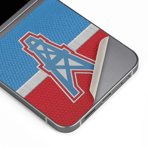 NFL Houston Oilers Vintage Galaxy Z Flip6 Skin